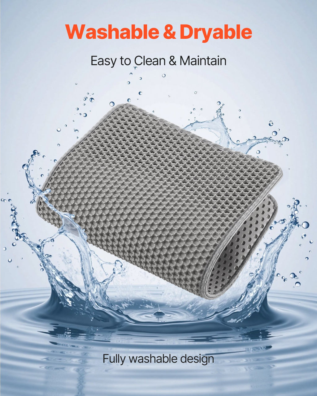 Keep floors clean with this easy litter trapping mat