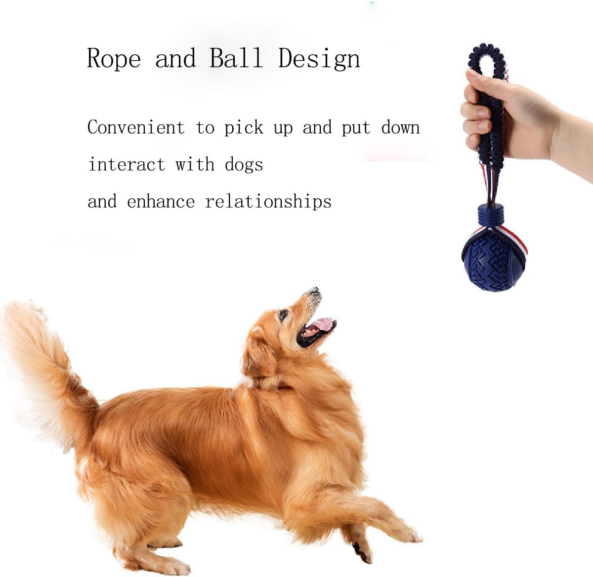 Fun, durable rope ball toy for happy playtime