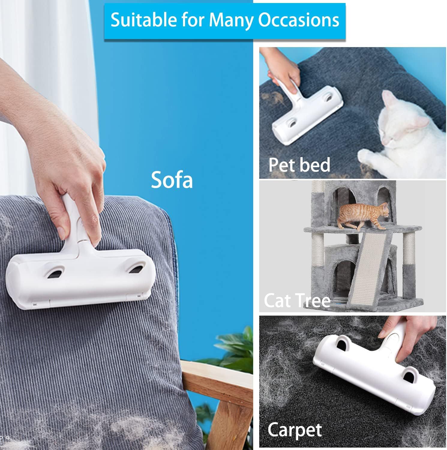 Effortless pet hair removal for home and travel