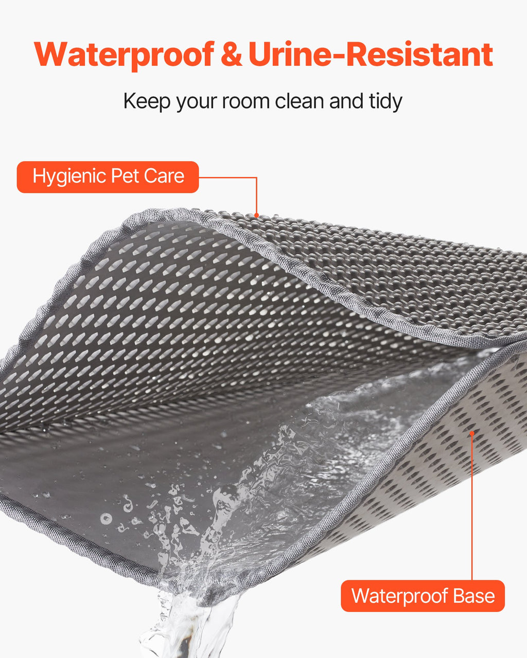 Keep floors clean with this easy litter trapping mat