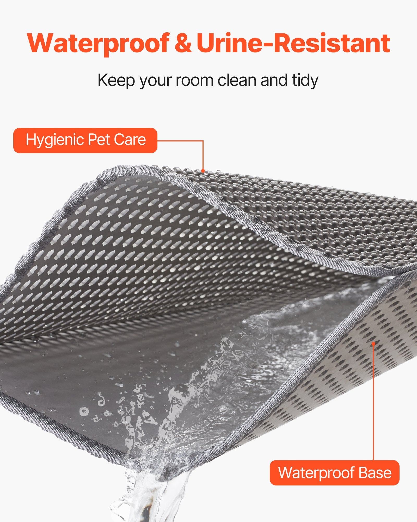 Keep floors clean with this easy litter trapping mat