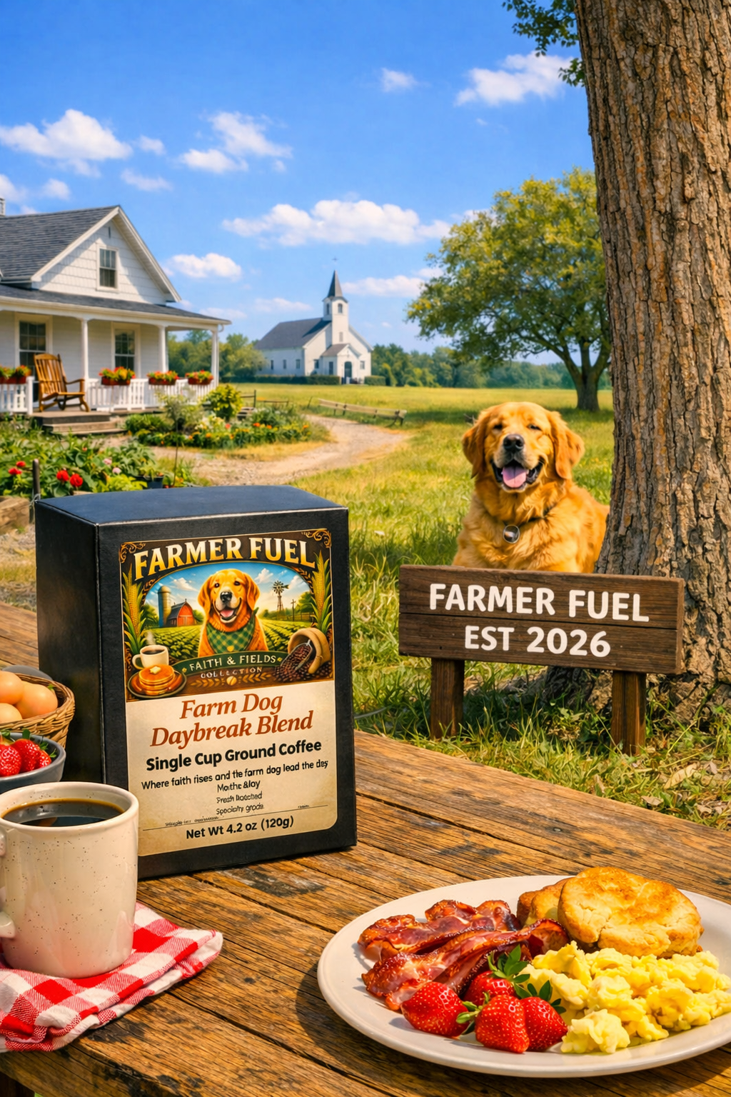 Farm Dog Daybreak Blend Single Cup Ground Coffee