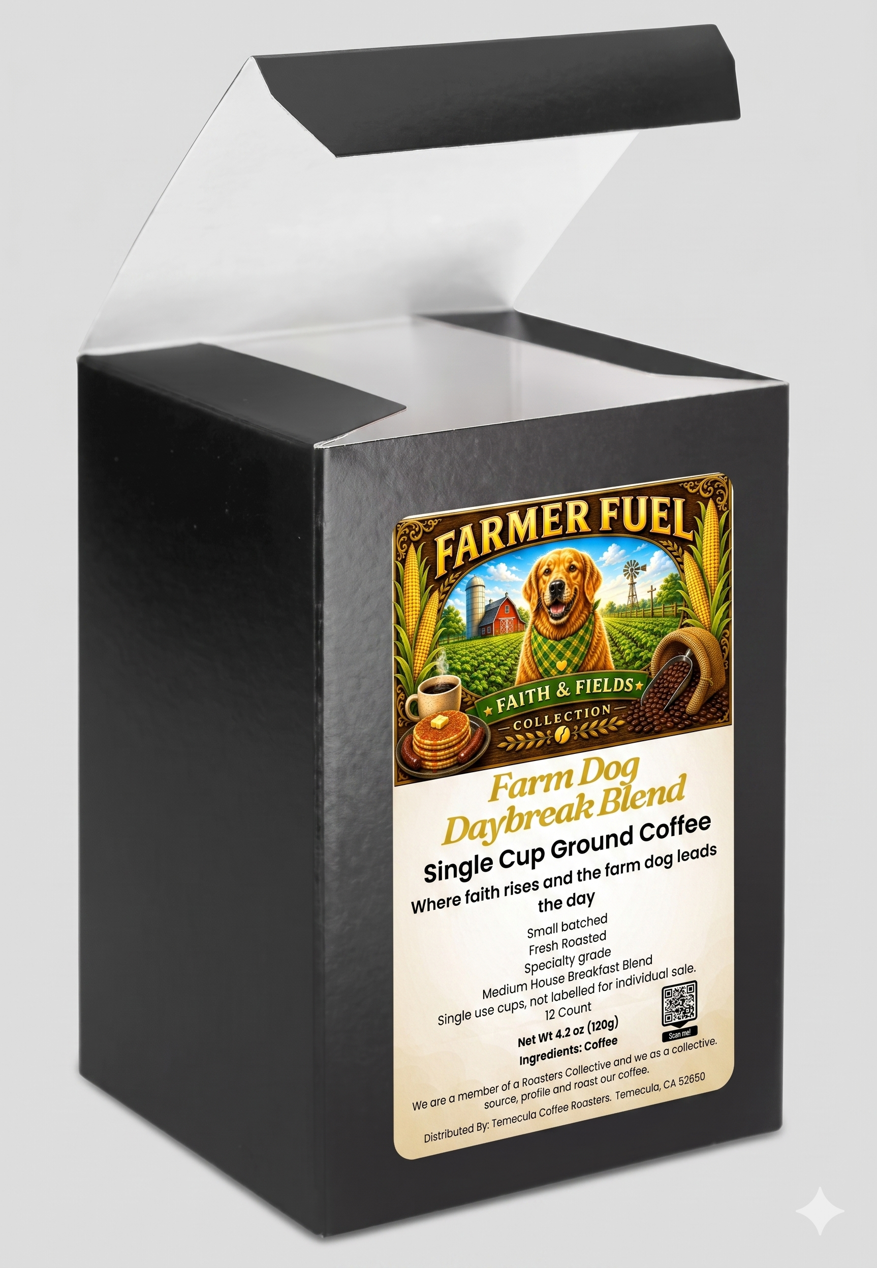 Farm Dog Daybreak Blend Single Cup Ground Coffee