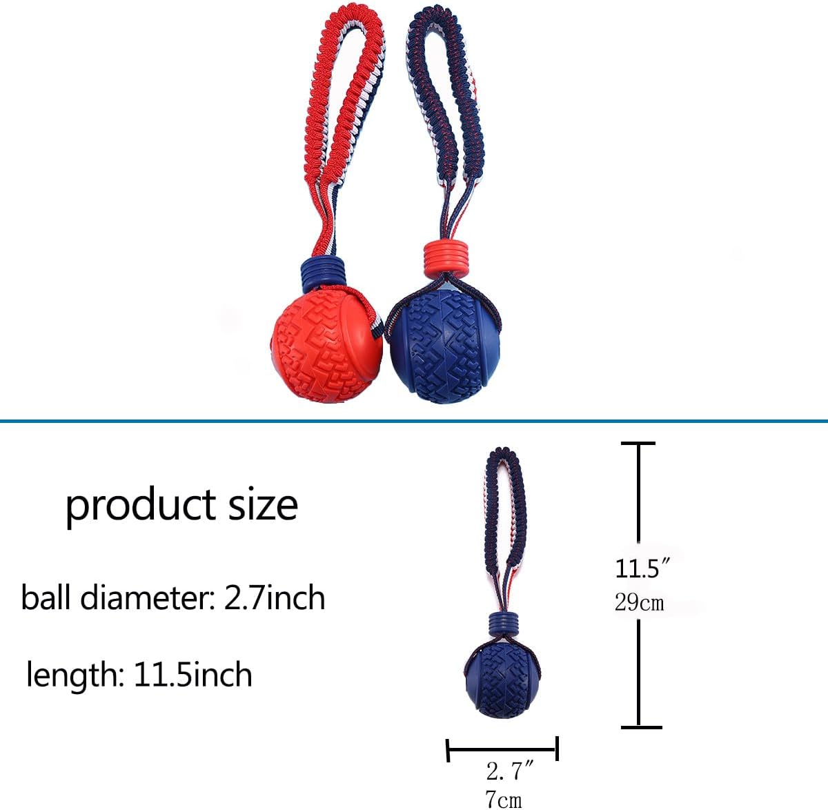 Fun, durable rope ball toy for happy playtime